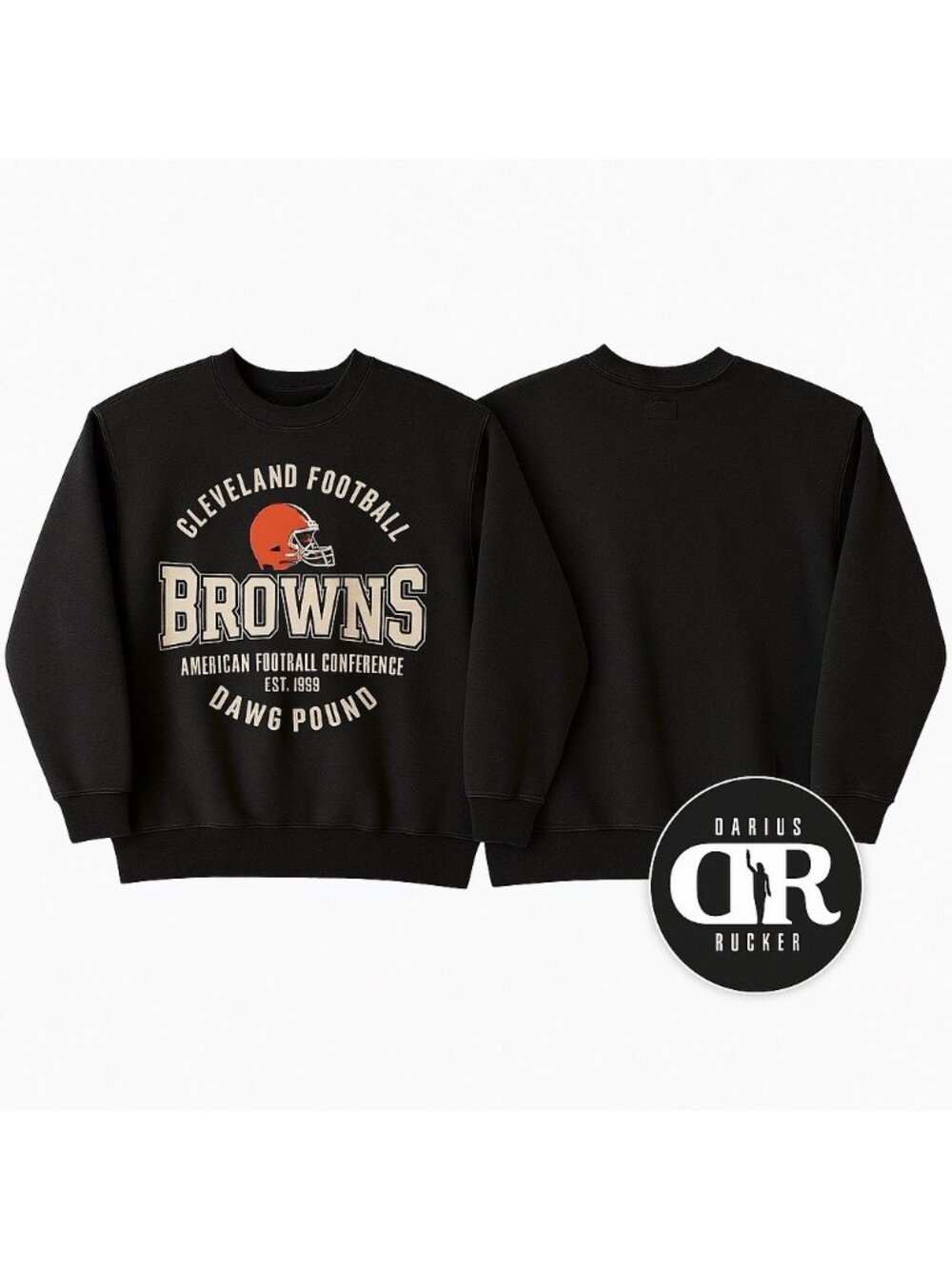 Cleveland Browns Darius Rucker 3XL Sweatshirt Dawg Pound NFL Pullover Crew